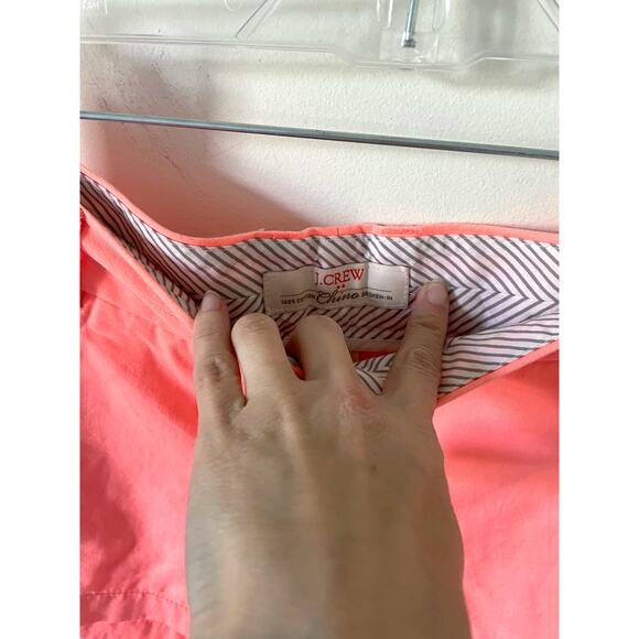 J. Crew 3" Chino Shorts Peach Orange Size 2 - Picture 4 of 7